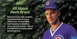 How well does Mark Grace know his career? 