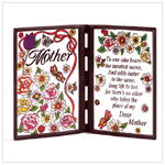 'MOTHER' SIM. GLASS PLAQUE