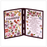 'FRIENDSHIP' PLAQUE