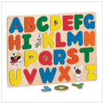 WOOD ALPHABET JIGSAW PUZZLE