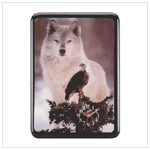 EAGLE AND WOLF CLOCK