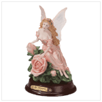 ALABASTRITE FAIRY WITH PINK ROSES