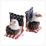 ALABASTRITE  AMERICAN EAGLE BOOKENDS
