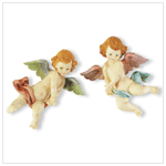 FLOATING CHERUB WALL PLAQUES