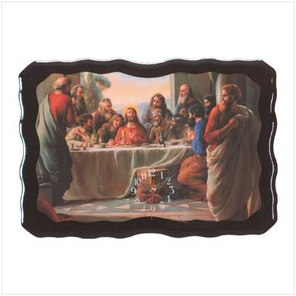 LAST SUPPER WALL CLOCK