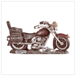 ALABASTRITE ANTIQUE MOTORCYCLE