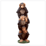ALABASTRITE  HEAR SEE SPEAK MONKEYS
