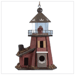 WOOD LIGHTHOUSE BIRDHOUSE