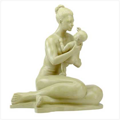 MOTHER AND CHILD STATUE