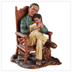 ALABASTRITE AFRO AMER GRANDPA & CHILD