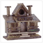MOOSE LODGE WOOD BIRDHOUSE