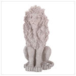 ALABASTRITE SITTING LION STONE FINISH