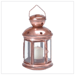 STAR PATTERN METAL LANTERN