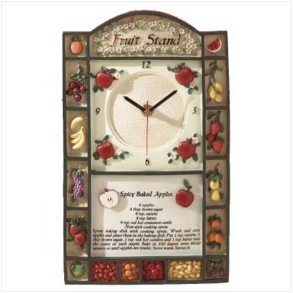 'FRUIT STAND' CLOCK
