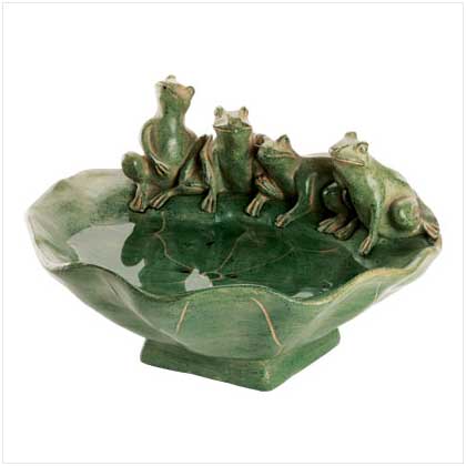 FROG & LILY PAD TABLE FOUNTAIN