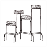 4-TIER METAL PLANT STAND