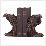 EAGLE BRONZE BOOKENDS