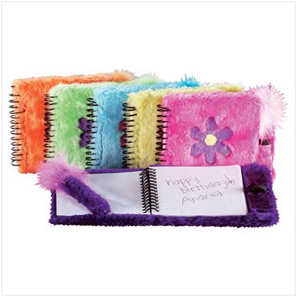FUN FUZZY NOTEBOOK & PEN SET