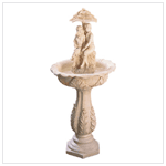 ALABASTRITE COUPLE GARDEN FOUNTAIN