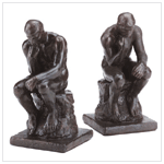 ALABASTRITE THINKER BOOKENDS