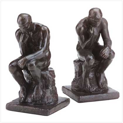 'THINKER' BOOKENDS