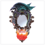 ALABASTRITE DRAGON WALL VOTIVE/MIRROR