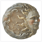 ALABASTRITE  SUN MOON STAR WALL PLQUE