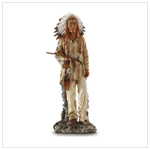 ALABASTRITE NATIVE AMER CHIEF/PIPE