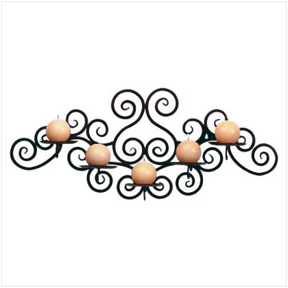 SCROLLWORK CANDLEHOLDER