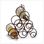 SCROLLWORK WINE RACK