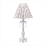 ALABASTRITE DISTRESS WHITE LAMP/DROPS