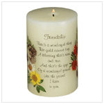 SCENT FRIENDSHIP/FLOWER CANDLE