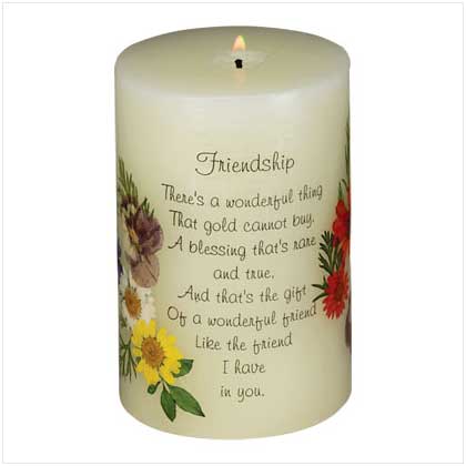 'FRIENDSHIP' CANDLE