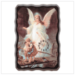 GUARDIAN ANGEL WALL CLOCK