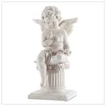 CHARMING CHERUB GARDEN SCULPT