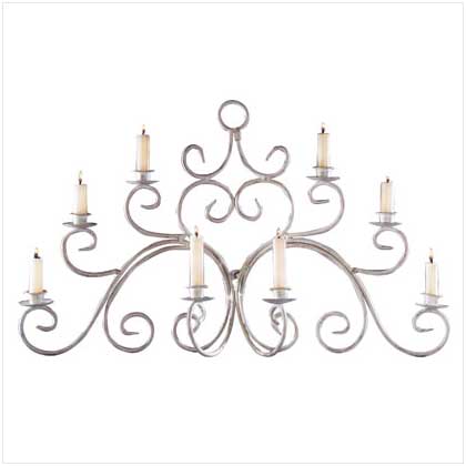 GRACEFUL SWIRL WALL CANDELABRA