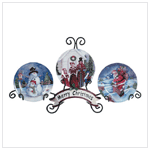 HOLIDAY PLATE DISPLAY