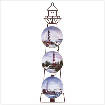 DECORATIVE LIGHTHOUSE PLATES