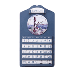 LIGHTHOUSE WALL CLOCK&CALENDAR