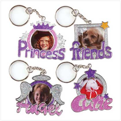 CUTE PHOTO FRAME KEYCHAINS