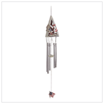 PATRIOTIC EAGLE WINDCHIME