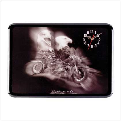 'FLY LIKE AN EAGLE' CLOCK