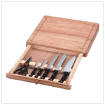 CUTTING BOARD KNIFE SET
