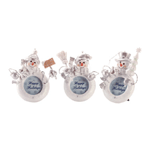 SNOWMAN PHOTO FRAME ORNAMENTS