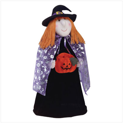 PLUSH WITCH DOLL/BEND ARMS