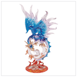 GLASS DRAGON WITH ORB