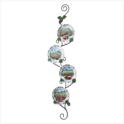 VINEYARD PLATES W/ GRAPEVINE