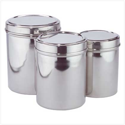 STAINLESS STEEL CANISTERS
