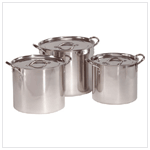 STAINLESS STEEL STOCK POT SET