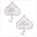 HIS 'N HERS TOWEL HANGERS